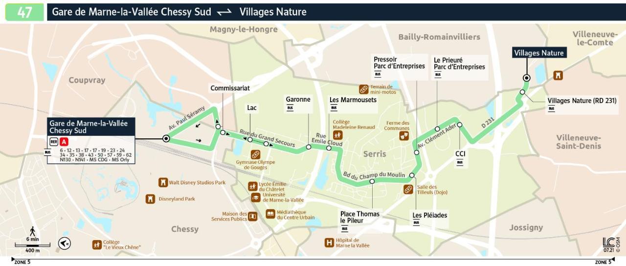 Apartment 3 Bedroomed Serris Val D'Europe Disneyland Paris المظهر الخارجي الصورة